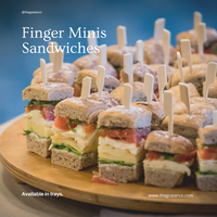 Finger Mini Sandwiches Trio